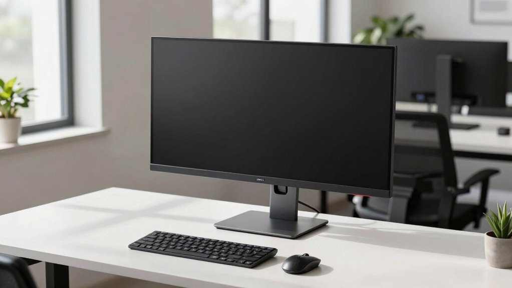 adjust monitor to eye level