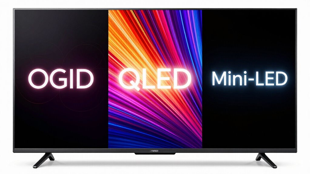 advanced display technology differences