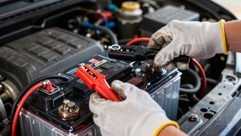 check connections and call professional