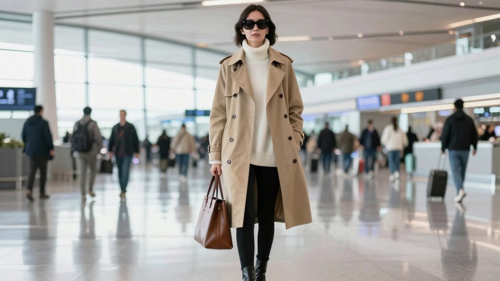 chic comfortable travel outfits
