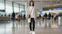 comfortable yet stylish travel attire