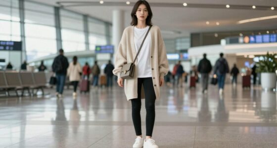 comfortable yet stylish travel attire
