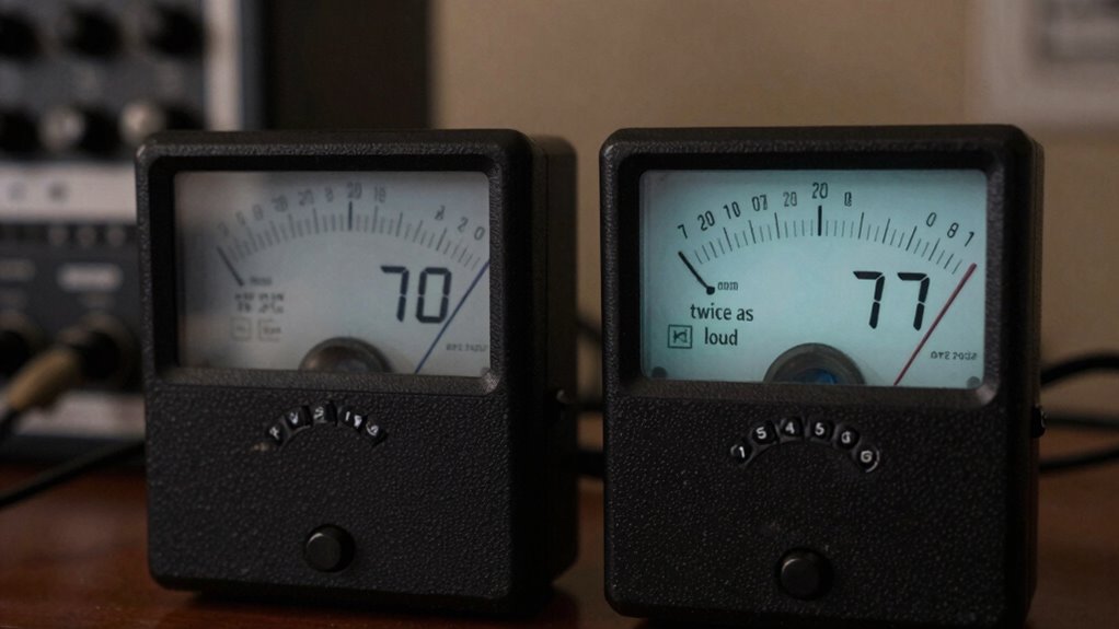 decibels don t double loudness