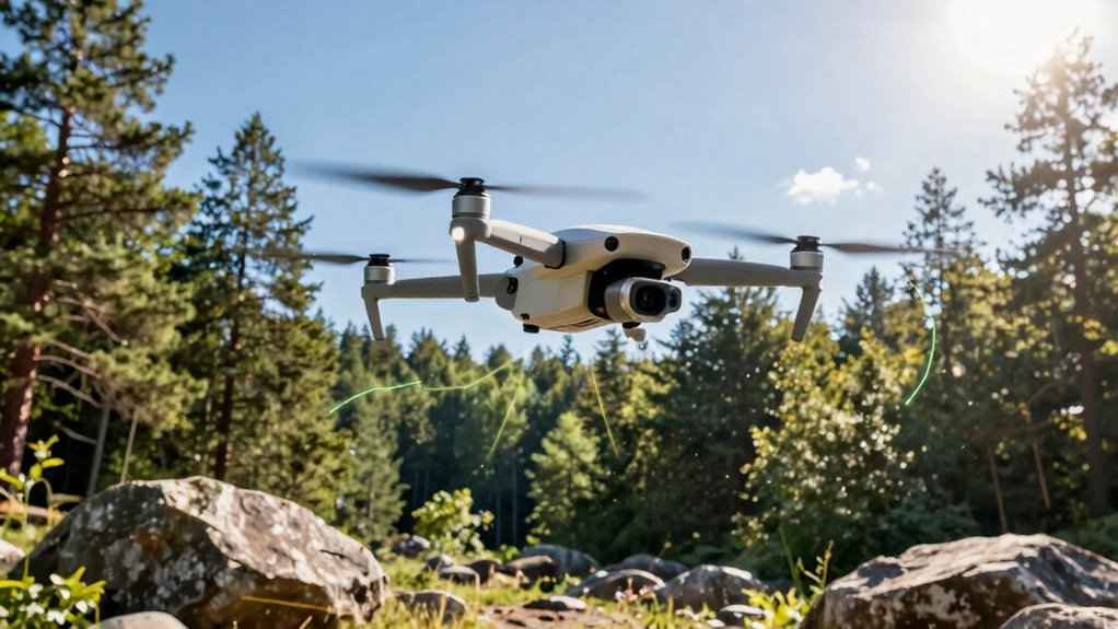 drone safety features and range