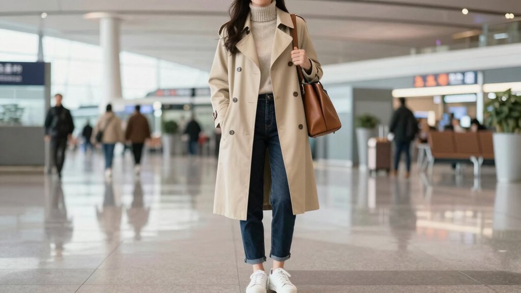 effortless post flight outfit adjustments