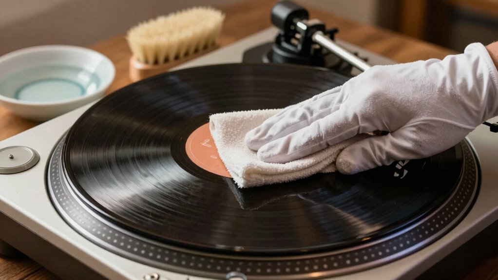 hand cleaning vinyl records effectively