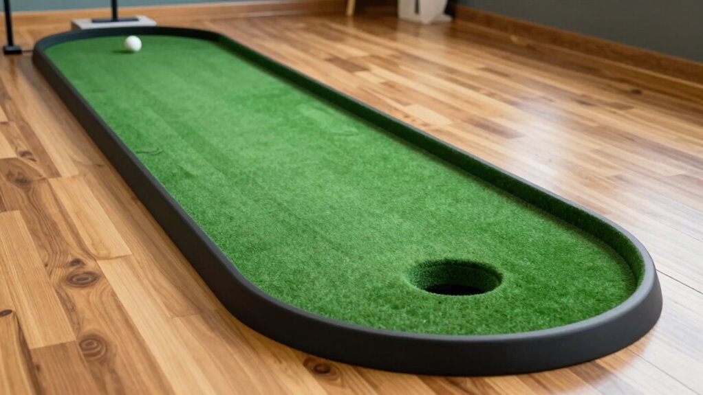 indoor putting mat features