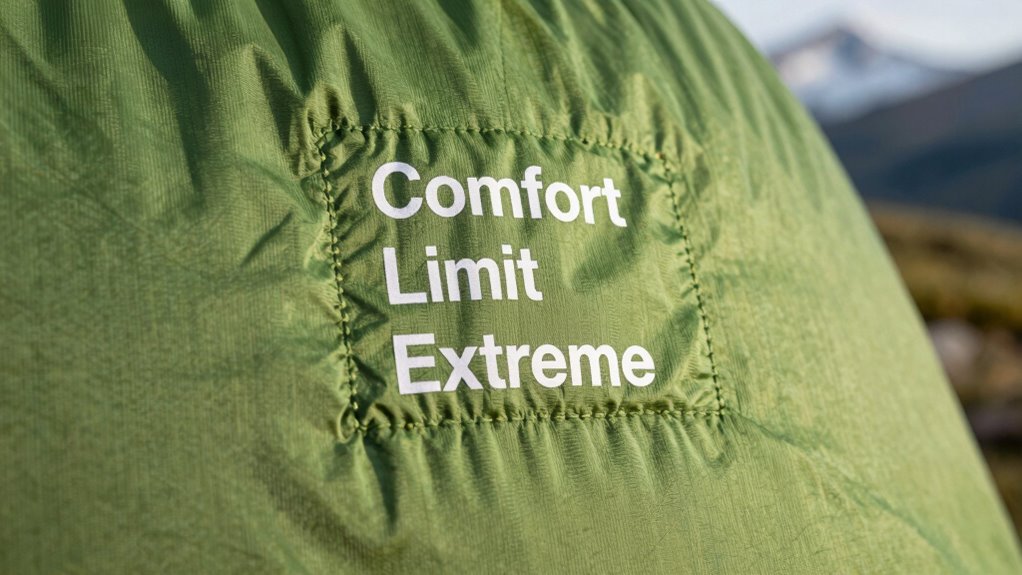 interpreting sleeping bag ratings