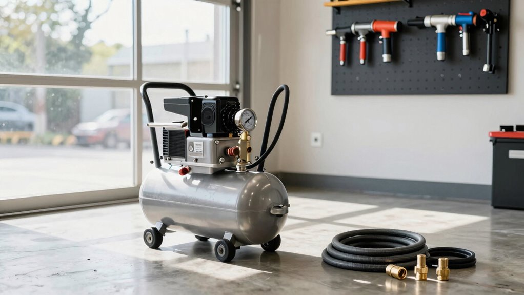 key garage air compressor factors