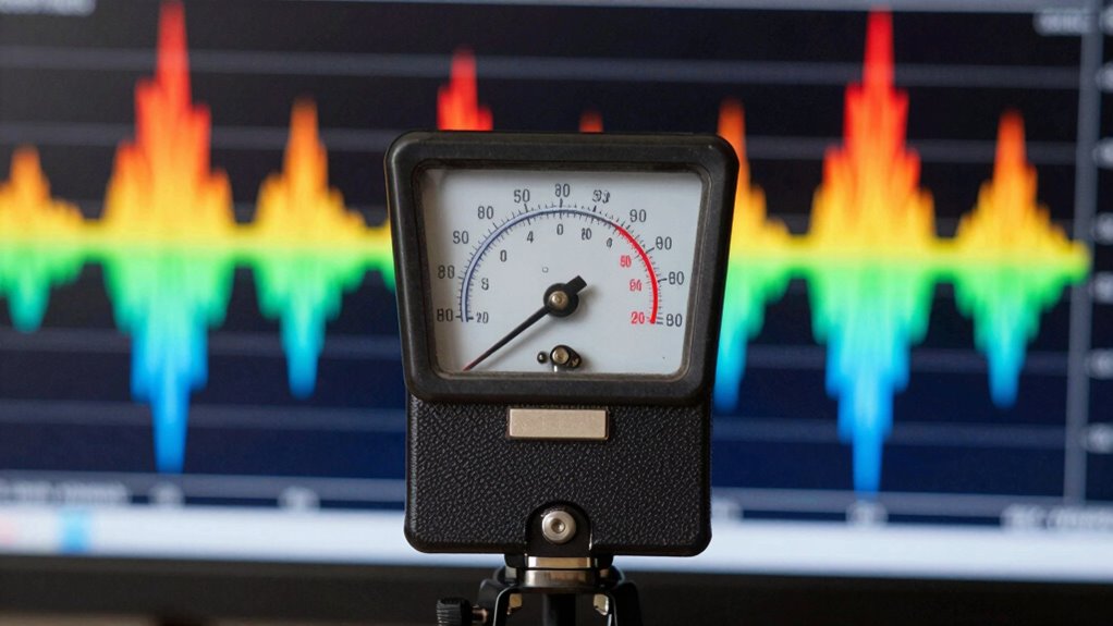 logarithmic sound measurement relationship