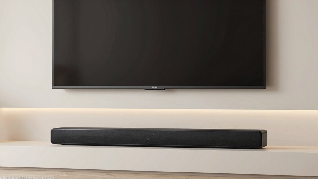 optimal soundbar placement ensures clarity