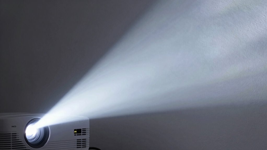 optimize projector brightness settings