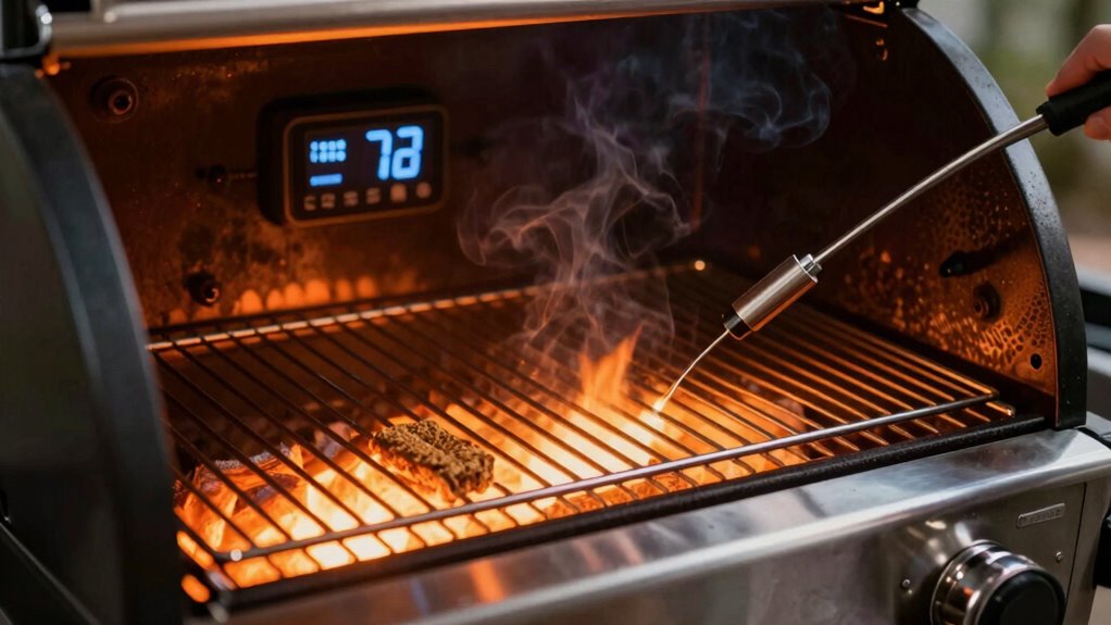 pellet grill temperature regulation