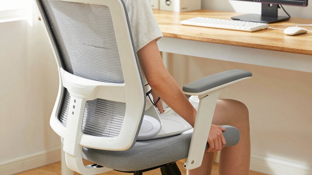 posture check for ergonomic setup