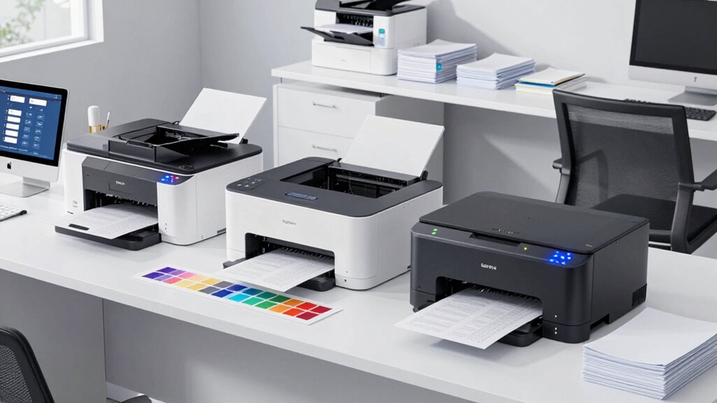 printer features for selection