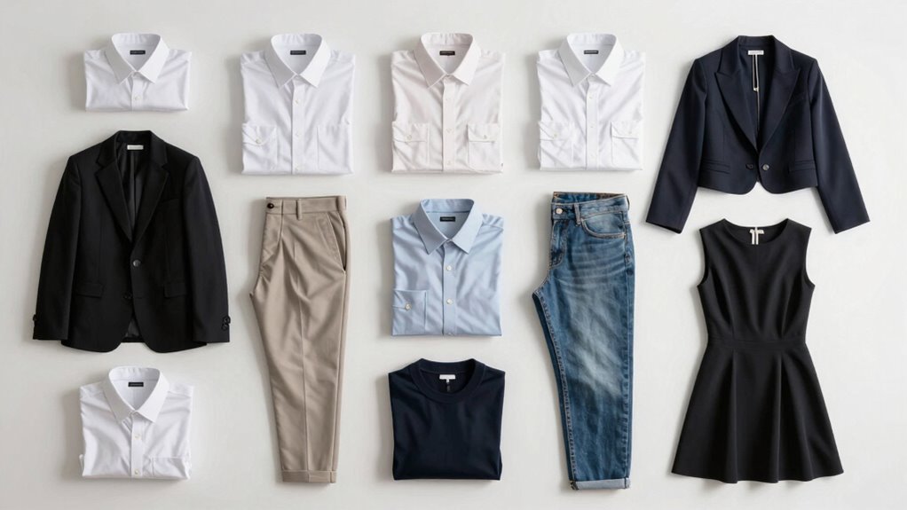 professional capsule wardrobe outfits