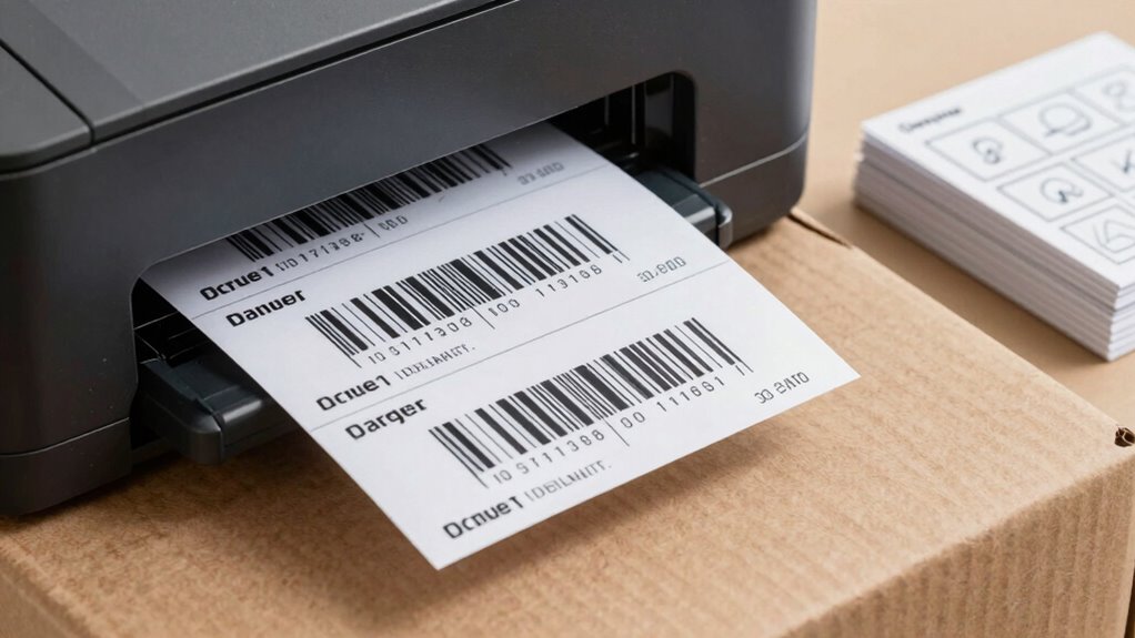 proper label size matching