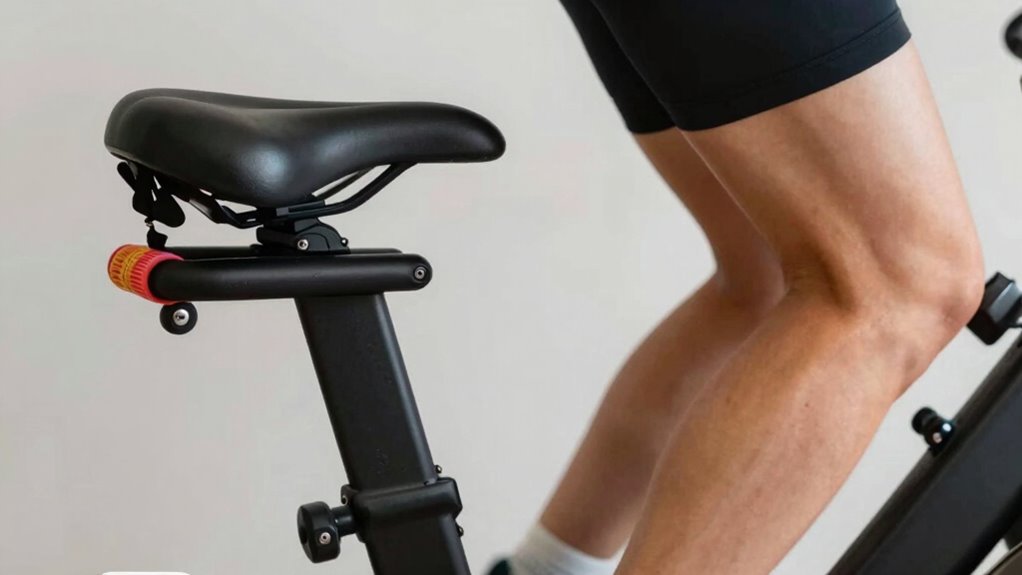 proper seat height prevents knee strain