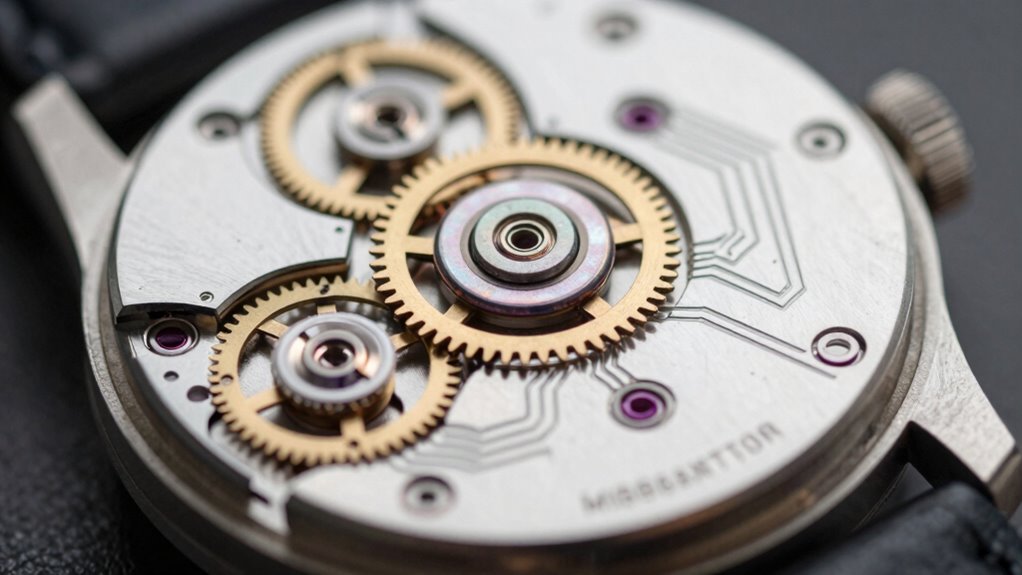 quartz crystal oscillation mechanism