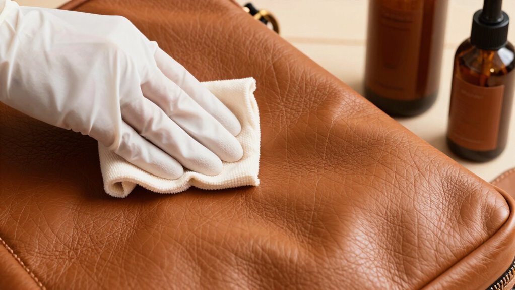 quick leather bag care