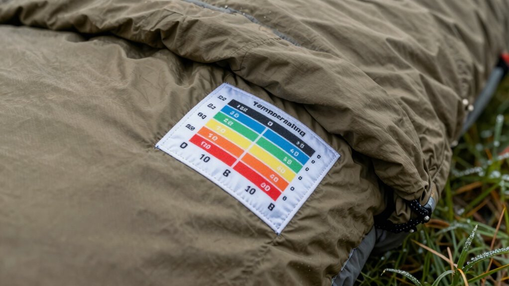 select appropriate temperature rating