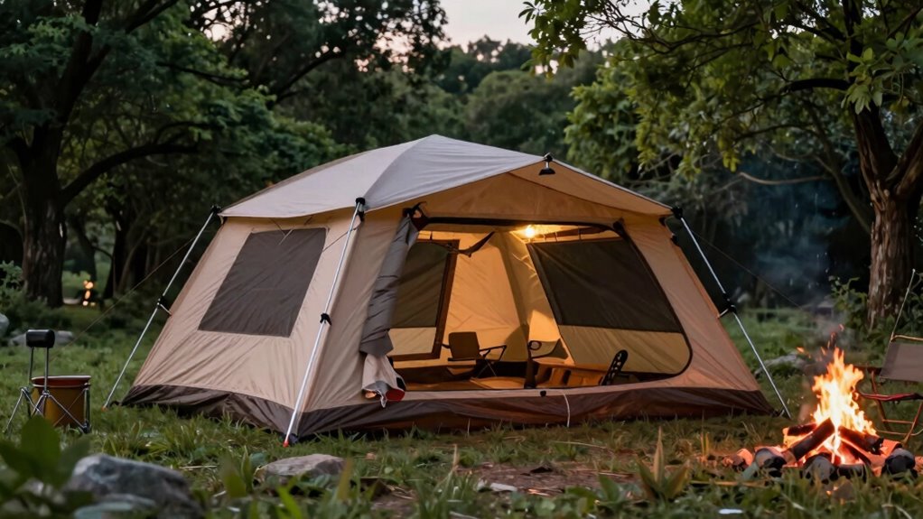 spacious weatherproof easy setup