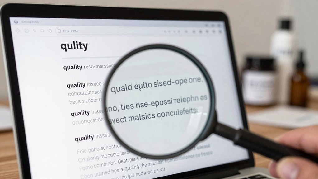 spot fake listing errors