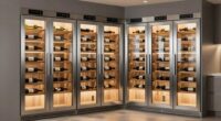 top built in wine fridges