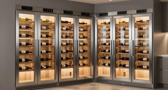 top built in wine fridges