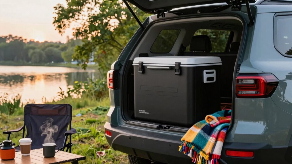 top car camping fridge freezers