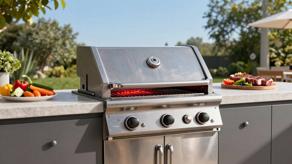 top gas grill sear burners