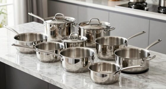 top induction stainless cookware