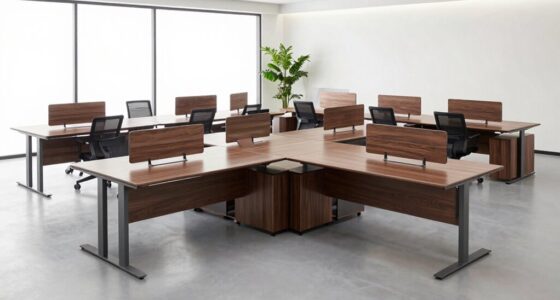 top l shaped standing desks