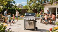 top large family gas grills