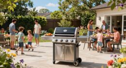 top large family gas grills