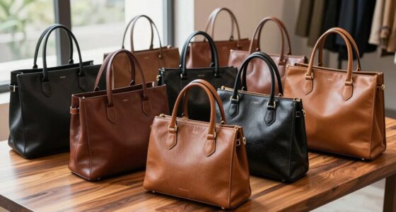 top leather tote bags