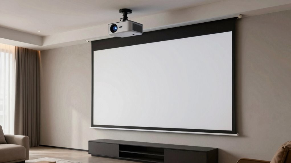 top motorized projector screens