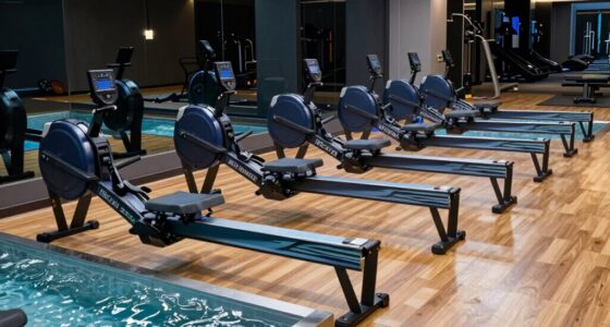 top water rowing machines