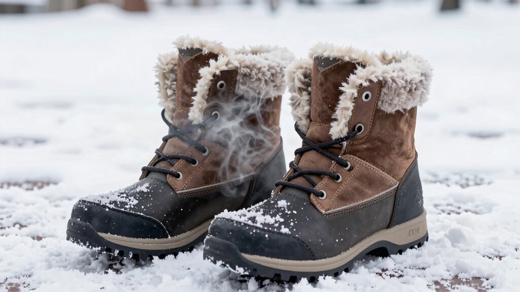 types of winter boot insulation