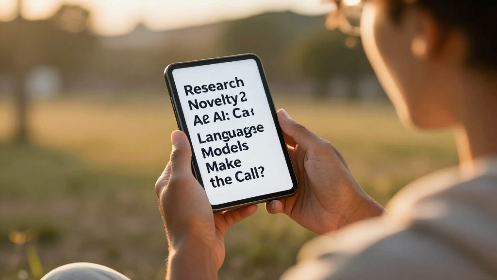 Research Novelty And AI: Can Language Models Make The Call?
